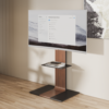 Modern & Aesthetic TV Stand with Shelf