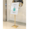 PRESTIGE Poster Standing Signage Gold